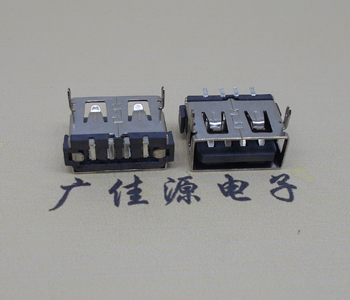 东坑镇USB短体母座.超薄5.9H胶芯.移动电源接口