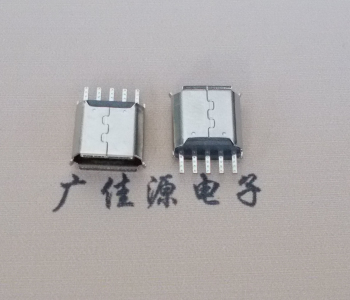 东坑镇Micro USB接口 母座B型5p引脚焊线无后背
