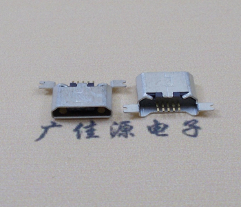 东坑镇MK USB B Type 沉板0.9母座后两脚SMT口不卷边