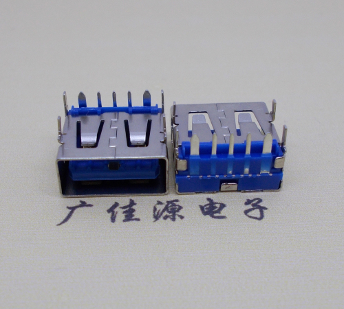 东坑镇 USB5安大电流母座 OPPO蓝色胶芯,快速充电接口