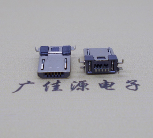 东坑镇Micro usb焊板式公头贴片SMT款无弹超薄