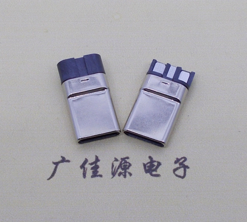 东坑镇焊线式 type c11p拉伸公头连接器总体长15.9mm